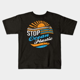 Stop Ocean Plastic Kids T-Shirt